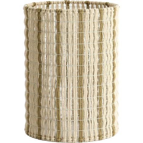 Pantalla de lámpara - verde - Simbelin - textil - Ø 31cm - E27 - (1/4)