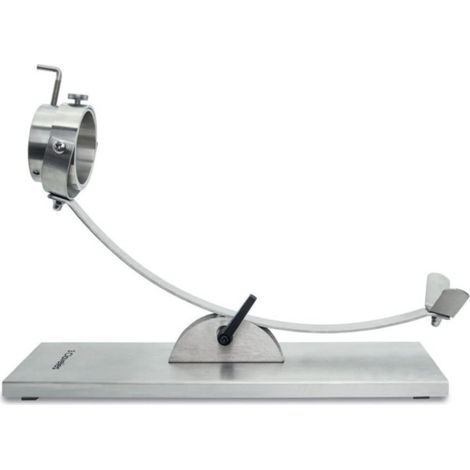 Support à jambon basculant en acier inoxydable avec tête rotative