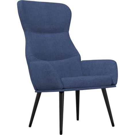 Relaxsessel Blau Stoff vidaXL (1/5)