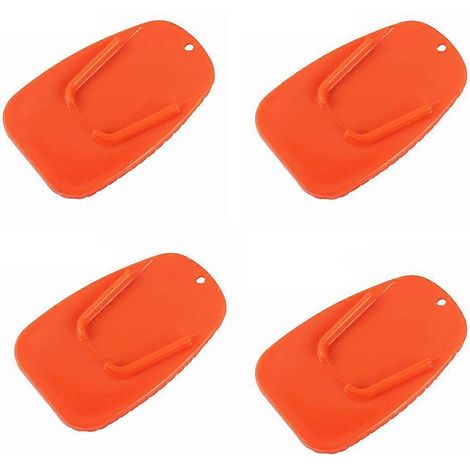 Motorrad-Fußstützplatten, 4-teilig, rutschfeste Platten, Parkpads für Seitenständer (1/5)