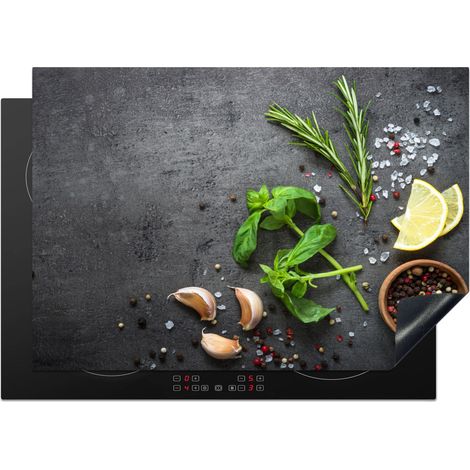 PROTEZIONE PER PIANO COTTURA A INDUZIONE Lime - Erbe - Spezie - Verde - Grigio - Cemento 75x52 (1/5)