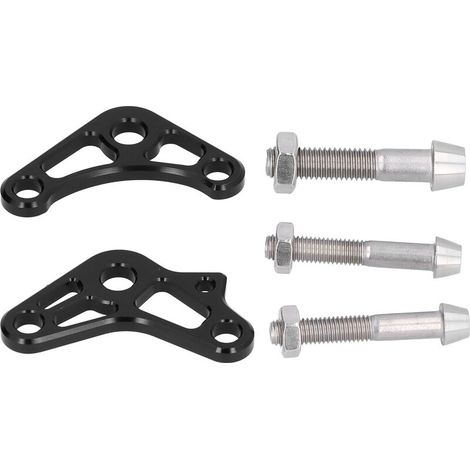 Jeffergarden Amortisseur de moto avec hauteur de chute de 0,8 à 1,2 pouces, adapté pour Piaggio Vespa Sprint 150 Primavcra 150 noir (1/5)