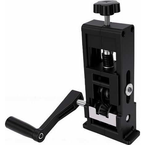 Mini Machine à Dénuder les Fils, Outil de Dénudage de Câbles Portable en ABS avec Lames Durcies, Système de Rouleaux à Rainure en V, Manivelle et Perceuse Adaptées aux Fils Flexibles à Haute (1/5)