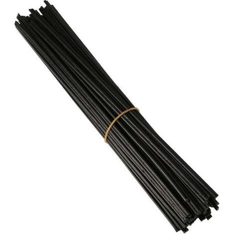 40 pièces baguette de soudage en plastique PP baguette de soudage pour pistolet à souder en plastique/pistolet à Air chaud 250mm noir K17576B