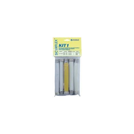 SET 5 RACCORDI INOX ESTENSIBILI 3/4 GAS  P/CALDAIA