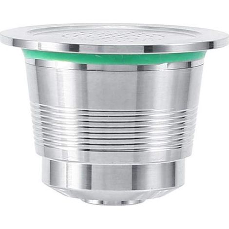 Capsules de café capsule remplie d'acier inoxydable illimité Capsule Machine à café nécessaire 3.7 2.7cm (1/5)