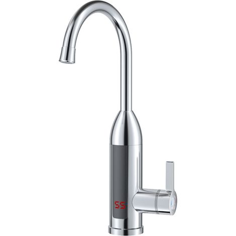 Robinet Électrique Avec Chauffe-Eau Instantané 220 V - Pour Cuisine, Jardin, Salle de Bain, Caravane, Camping - Chauffage Intelligent (1/5)