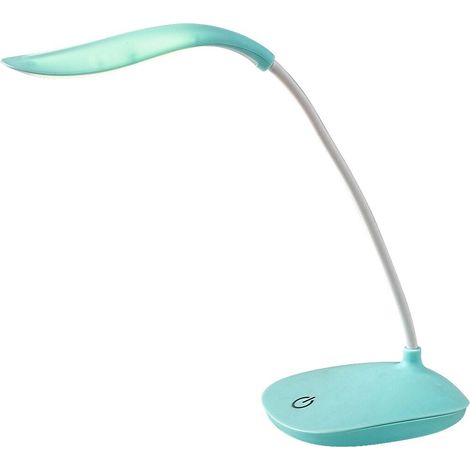 Lampe de bureau LED 2W USB tactile bleu 4000K Rabalux Bedi (1/5)