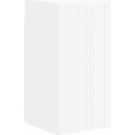 Mueble TV de pared moderno almacenamiento práctico 30 x 31 x 60 cm madera contrachapada blanco 020054949 (1/5)