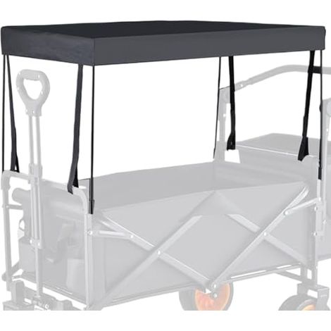 Housse de chariot  Housse imperméable pour chariot de courses d'extérieur pour camping et équipement de randonnée, vélo, jardin, animaux de compagnie, courses et outils de jardin (1/5)