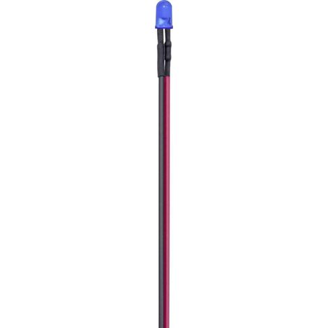 TRU COMPONENTS T1810O096 Assortiment de LEDs bleu rond 3 mm 1500 mcd 30 ° Q753022