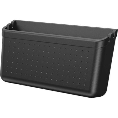 Boîte de rangement pour véhicule, conteneur de rangement multifonctionnel, support de téléphone en plastique-14.5X8X3CM-Black (1/3)