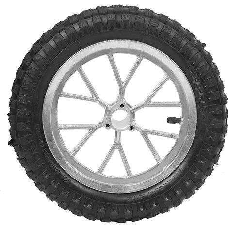 GARRYFIZH Pneu arrière de moto 12,5 x 2,75 pouces avec jante, compatible avec les mini-motos tout-terrain Coolster 49 cm³ 2 temps.