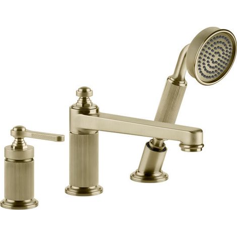 Gessi Venti20 robinetterie de baignoire à 3 trous, avec bec,