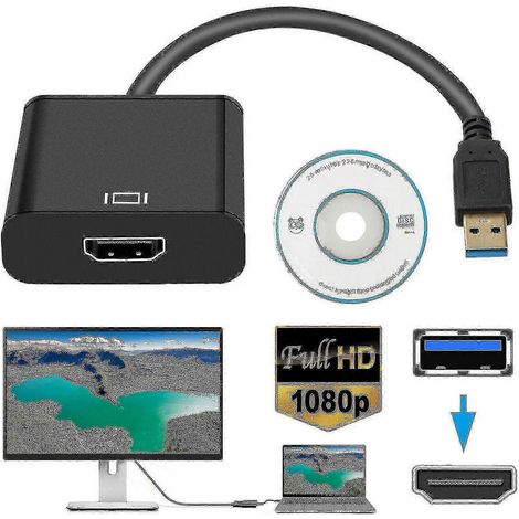 Adaptateur USB vers HDMI de haute qualité (1/4)