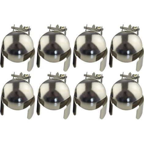 Vollautomatischer Kerzenlöscher aus verzinktem Eisen, Anti-Vergoldungs-Artefakt, automatischer Kerzenlöscherdeckel, Kerzenring, löscht Kerzenflammen sicher, 8 Stück