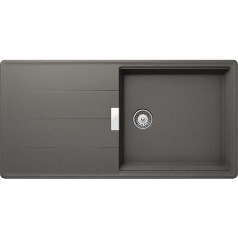 Schock Einbauspüle Cristadur Tia D-100L A Silverstone SIL Exzenterbedienung (1/3)