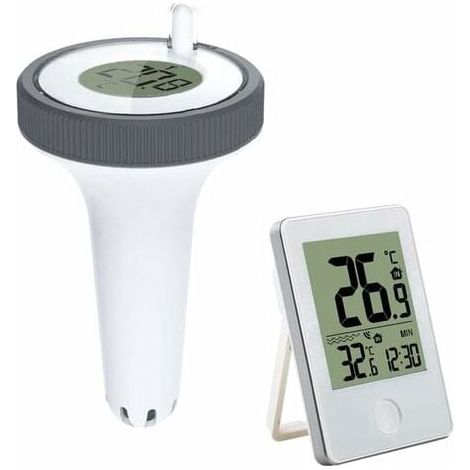 Electronic Water Temperature Thermometer with Digital Receiver, LCD Display for Aquarium/Spa/Fish Pond MUMU