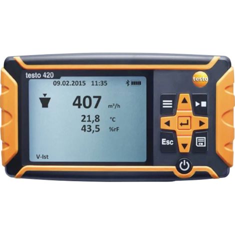 testo 0560 0420 testo 420 - Differenzdruckmessgerät für 0...120 Pa Appareil de mesure de différence pression -120, 0.1,