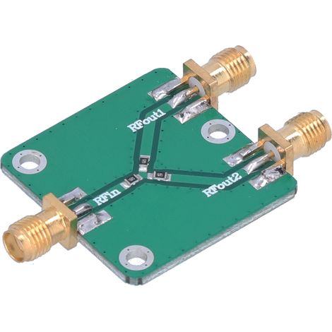 Module répartiteur de puissance à résistance durable DC-5G 6 dB 1 vers 2, distributeur/diviseur micro-ondes RF pour radiofréquence