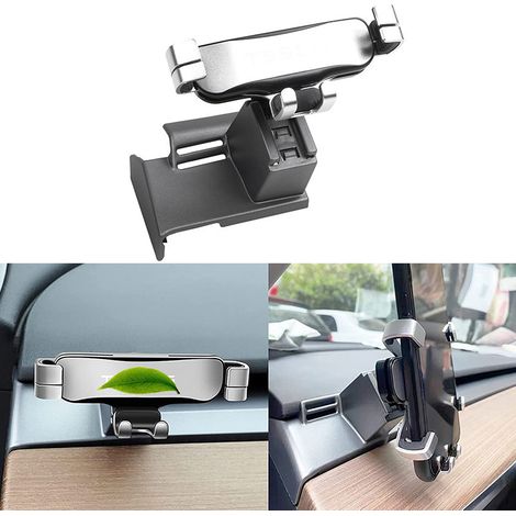 Suitable for Tesla Model 3/Y car phone holder, navigation accessory, and conversion product - snap-on type - (1/4)