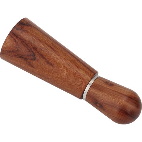 Outil de Distribution de Café WDT en Bois Naturel avec Support pour Barista Professionnel Marron Rougeâtre (1/5)