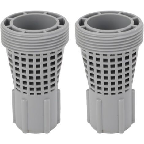 2 pièces Adaptateur de tuyau de raccordement, kit d'adaptateurs de conversion de tuyau, 4k8001 Adaptateur de filtre à sable long, kit de joint d'adaptateur de filtre long en plastique pour 58 (1/5)