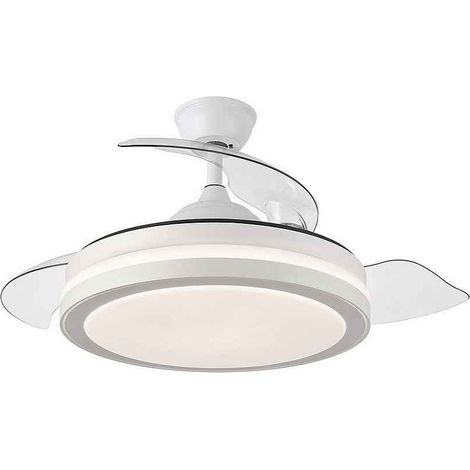 Ventilador Dc Esparta Plus 59w 6980lm Blanco 3 Aspas Desp. 107d 3 Colores C/Remoto+ Temporizador+ Memoria
