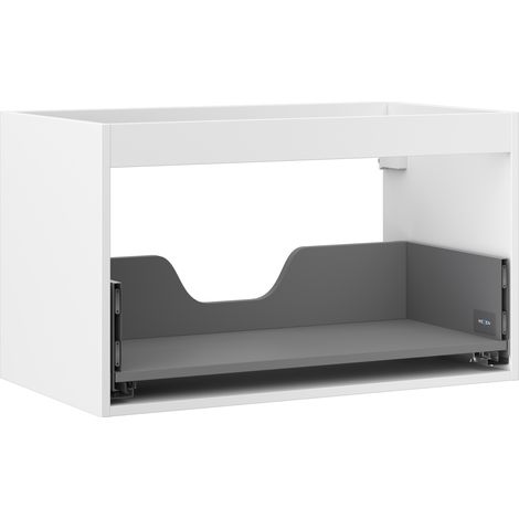 Mexen Box-A telaio del mobile sotto-lavabo 80 cm, 1 cassetto, bianco opaco - 91AX0-0800-470-1-01 (1/4)