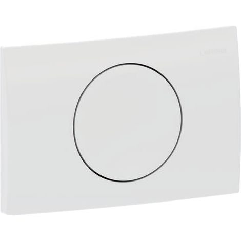 Geberit Delta15 Plaque de déclenchement pour rinçage/arrêt du (1/2)