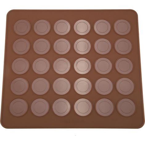 Tapis de cuisson en silicone pour macarons, antiadhésif, idéal pour pâtisserie, biscuits et cookies (1/5)