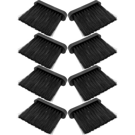 Ensemble de 8 brosses en plastique noir pour le nettoyage des (1/5)