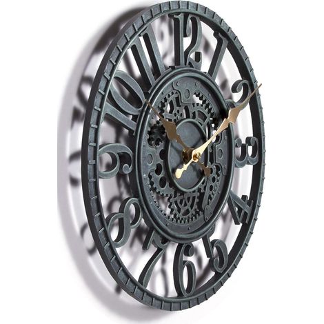 Horloge de jardin décorative, horloge murale étanche (1/5)