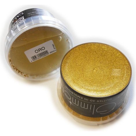 Glitter da 250ml in gel per pittura, colori oro
