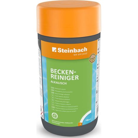 Steinbach Poolpflege Beckenreiniiger alkalisch 1 L Poolchemie (1/5)