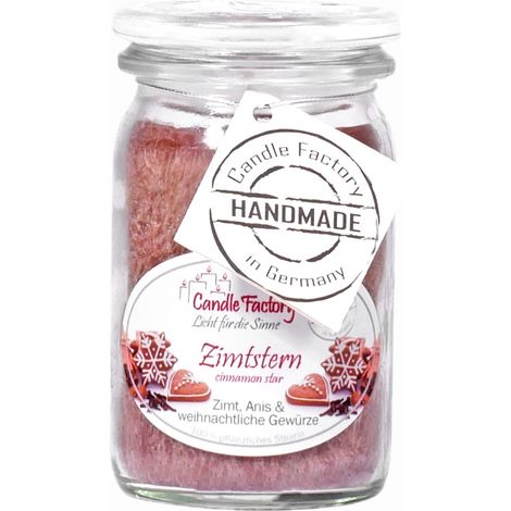 Candle Factory Baby Jumbo Zimtstern Duftkerze Dekokerze 308180