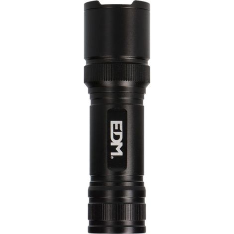 Lampe De Poche Tactique Led Aluminium, Zoom, 150 Lumens -