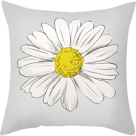 ¡Gran venta Funda de almohada Poaug en liquidación, 18 x 18, cojín para sofá, mesita de noche, decoración de girasoles.