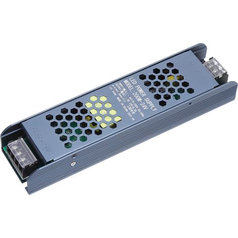 24V 200W LED-Netzteil, schwarz, lange Leiste, 8,3A, AC175-250V (1/5)