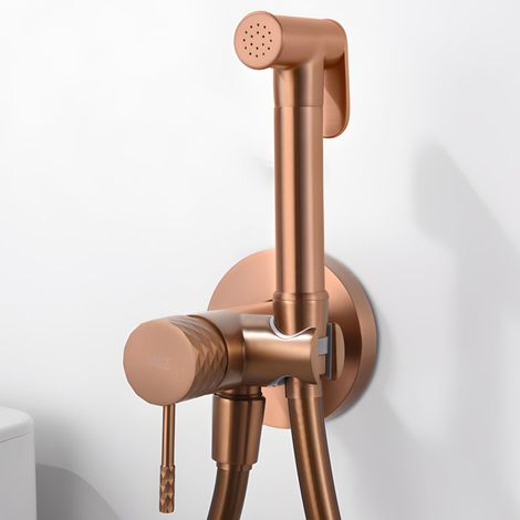 IMEX - grifo bidé empotrado wc oro rosa (1/5)