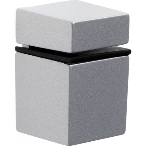 Soporte Regulable para Baldas de Cristal y Madera Fabricado en Zamak Acabado en Cromo Mate Líquido Para Baldas con Espesores de 3-19 mm Medidas 304730 mm Sistema de Fijación 2 Unidades -