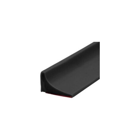Joint de douche, barrière de douche en silicone 2M, bande imperméable pliable, barrière d'eau de seuil de douche (noir) - Crezuo (1/4)