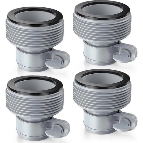 Adaptateur Tuyau Piscine B, Adaptateur de Tuyau de Piscine pour piscines INTEX, Raccord Pompe Piscine, Adaptateur de Conversion de Tuyau B pour Raccords de 1,5/1,25" (1/5)