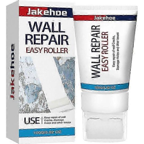 1-3x Pinceau à rouleau pour crème de réparation murale blanche, pour peinture murale latex. (1/5)