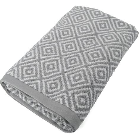 Drap de douche SYMETRIE coton Losanges (1/5)