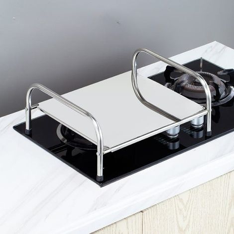 Support de Plaque à Induction en Acier Inoxydable, Support de Table Résistant et Moderne Couleur métallique 39.53417.5 cm