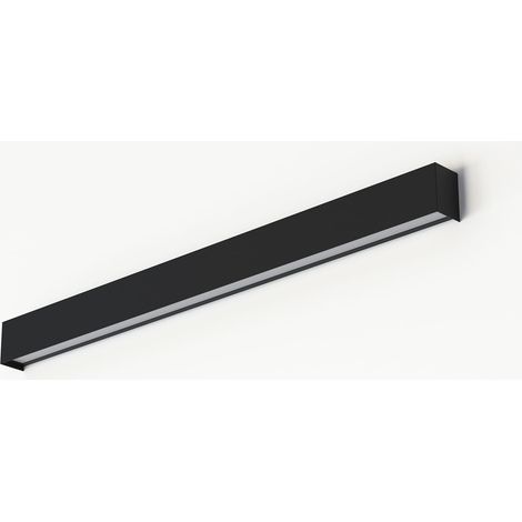 Applique LED acier Nowodvorski Straight 7594 noire 92cm (1/2)