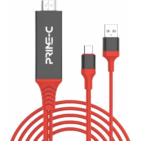 Câble HDMI vers Apple Type-C + USB audio/vidéo, 2 mètres