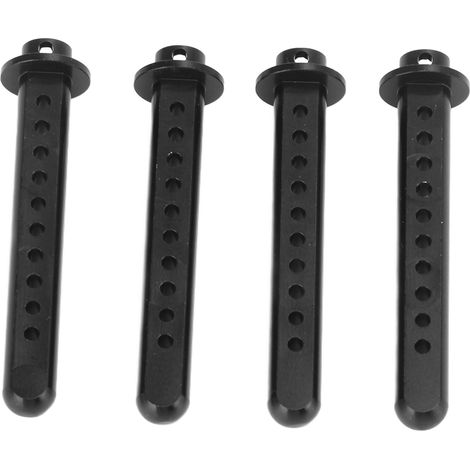 Supports de carrosserie en aluminium RC, résistants à l'usure, pièces de rechange pour Axial SCX10 1/10, noir (1/5)