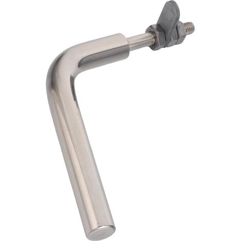 Poignée De Remplacement Pour Outils De Cheminée Argentée Résistante À La Chaleur Accessoire Contemporain Facile À Installer Pour Poêle À Bois 4.72X4.45X0.59In (1/5)